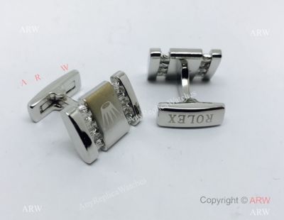 Replica Rolex Solid Stainless Steel Cufflinks - Perfect Gifts - Buy Online